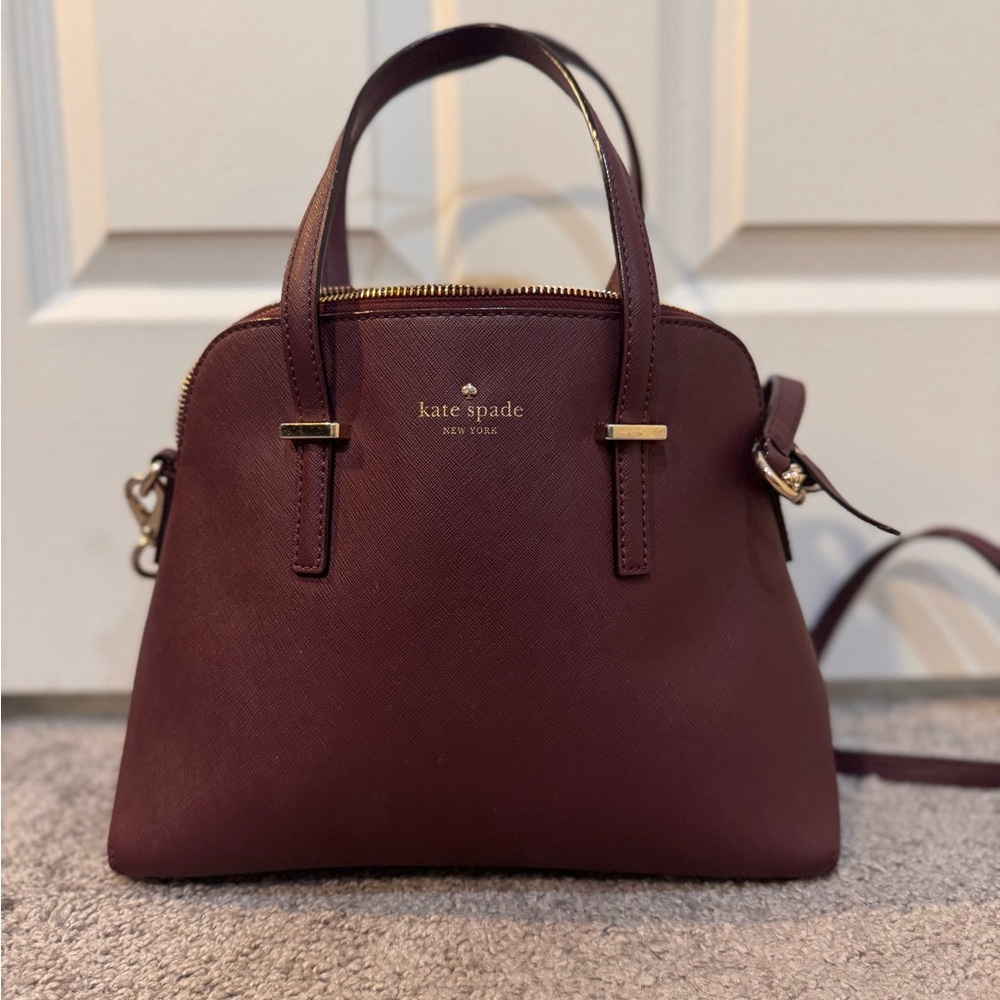 Kate Spade Deep Burgundy Satchel